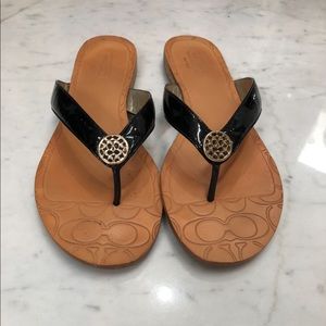 Coach flip flops